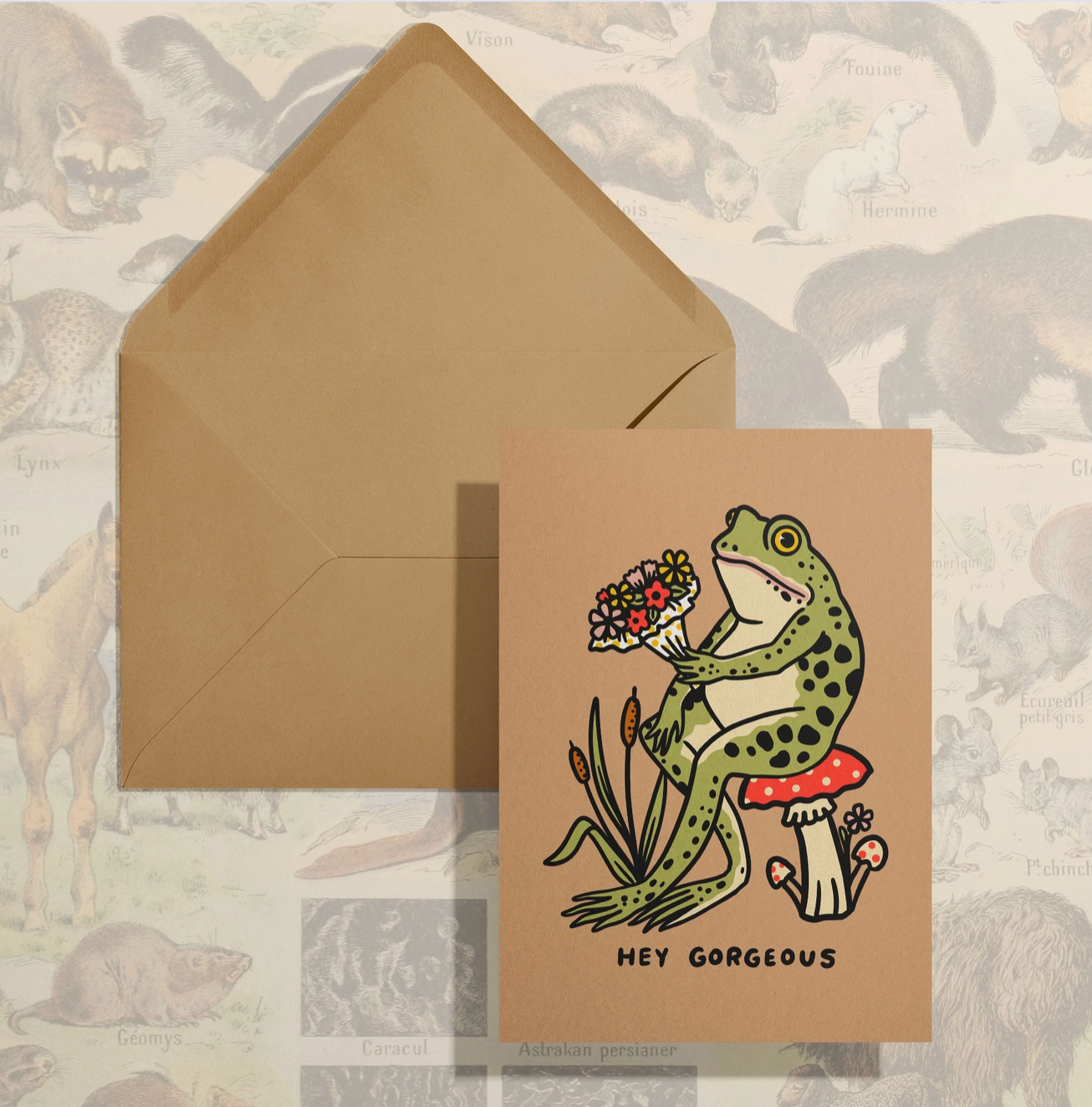 Hey Gorgeous Greeting Card
