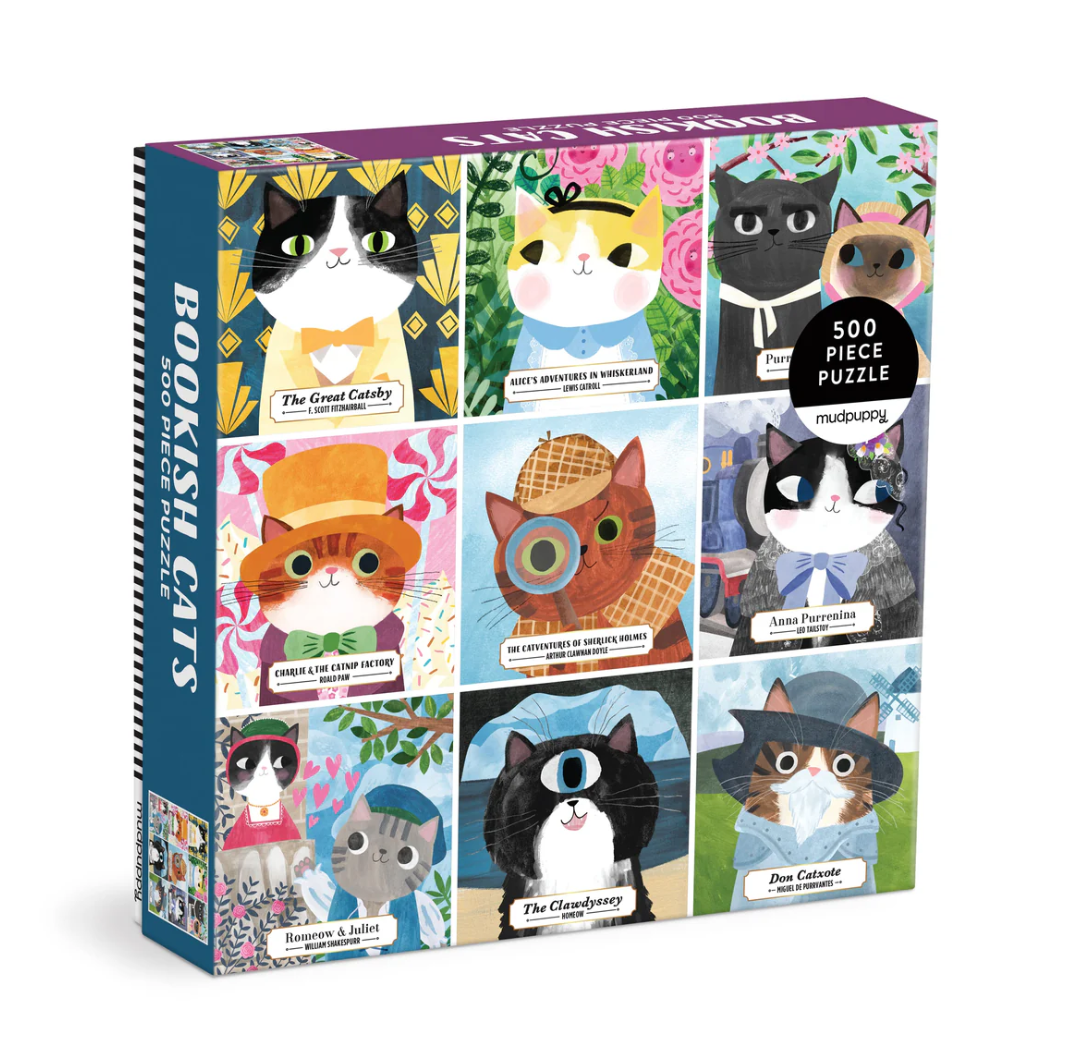 Bookish Cats 500 Piece Puzzle