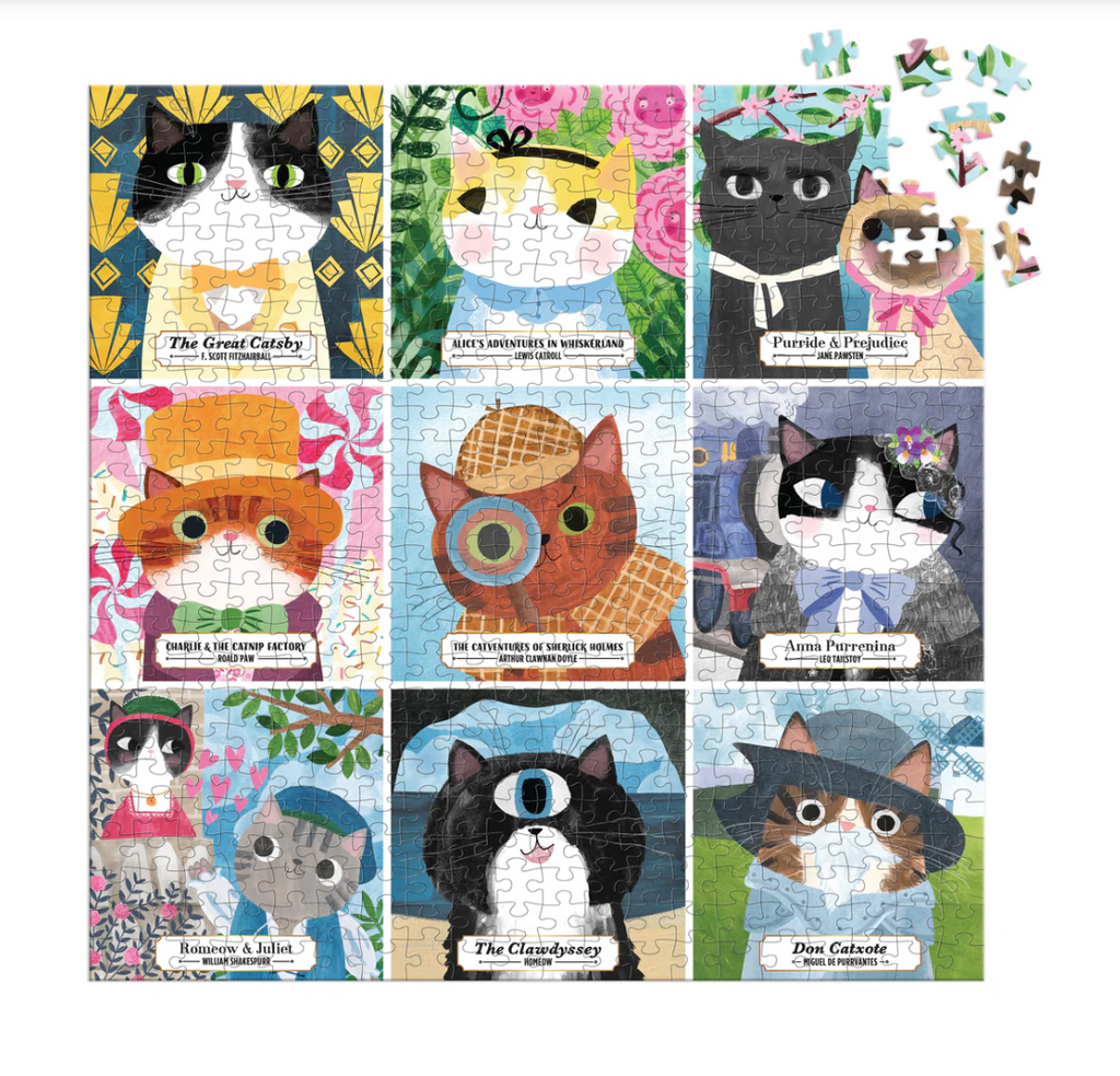 Bookish Cats 500 Piece Puzzle