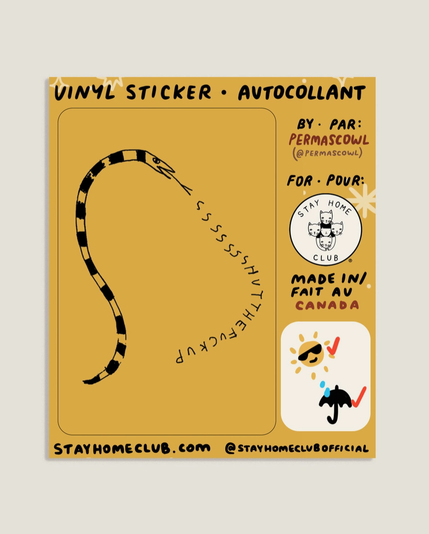 STFU Sticker