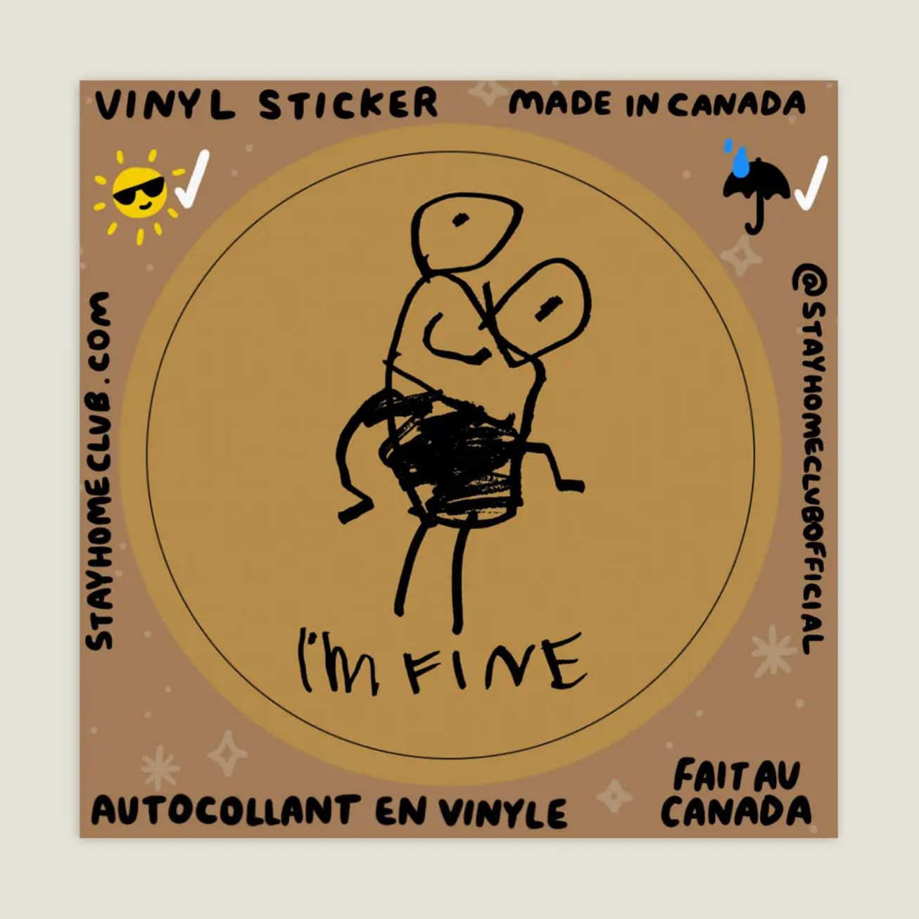I’m Fine Sticker