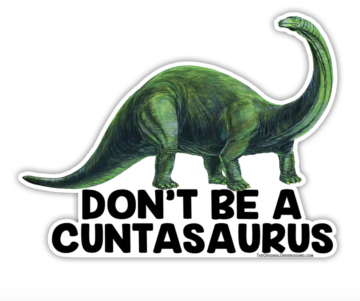 Cuntasaurus Sticker