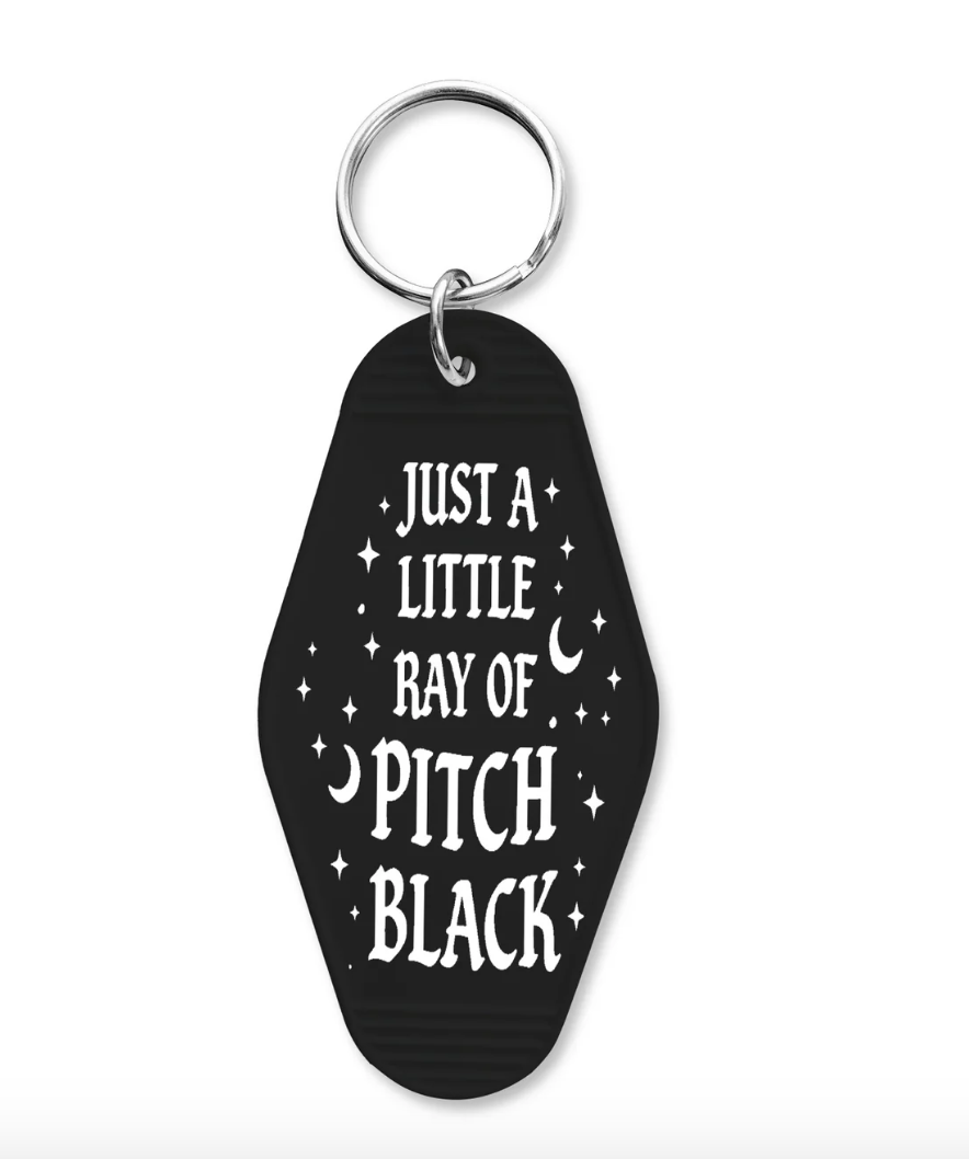 Pitch Black Keychain