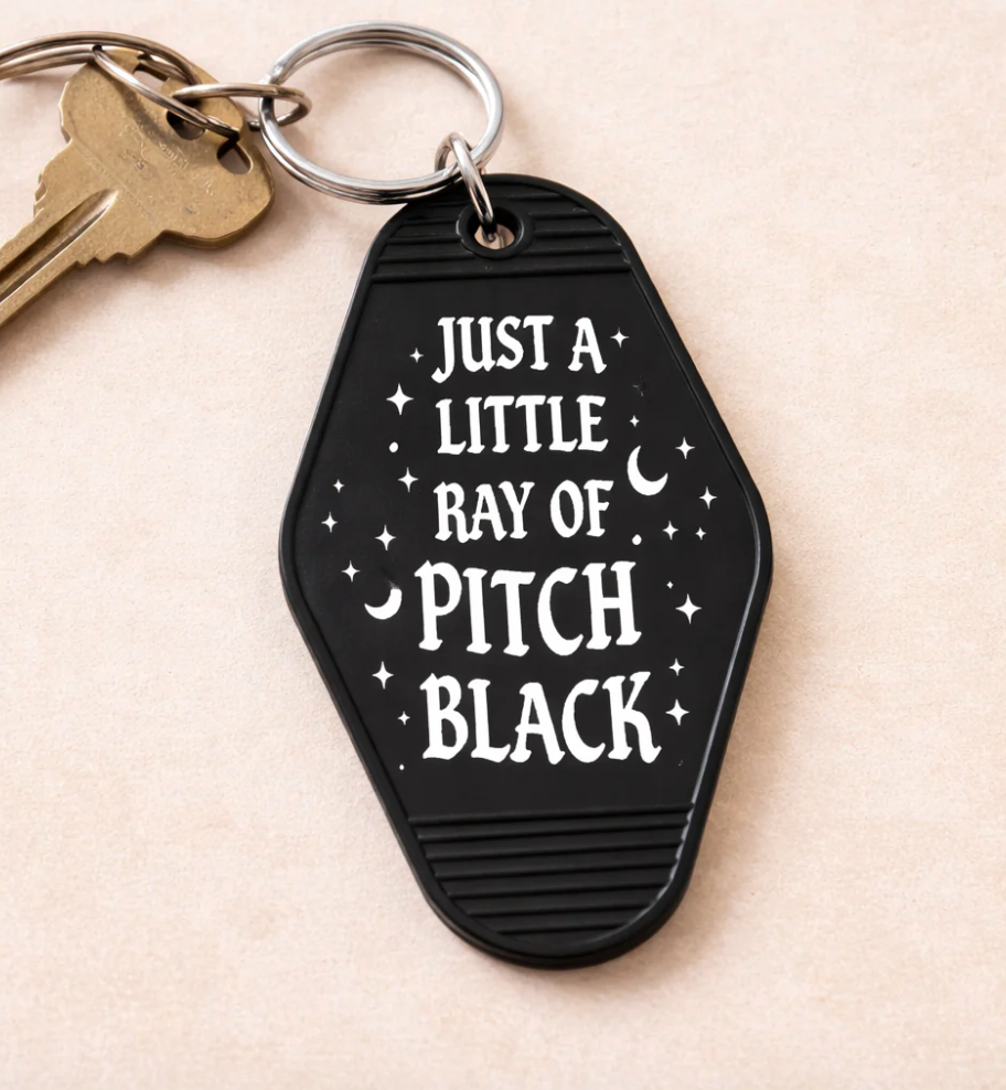 Pitch Black Keychain