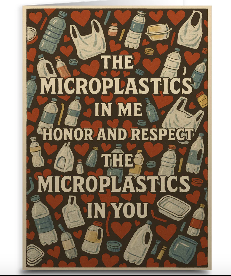 Microplastics Greeting Card