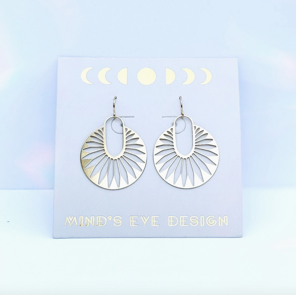 Large Dahlia Earrings