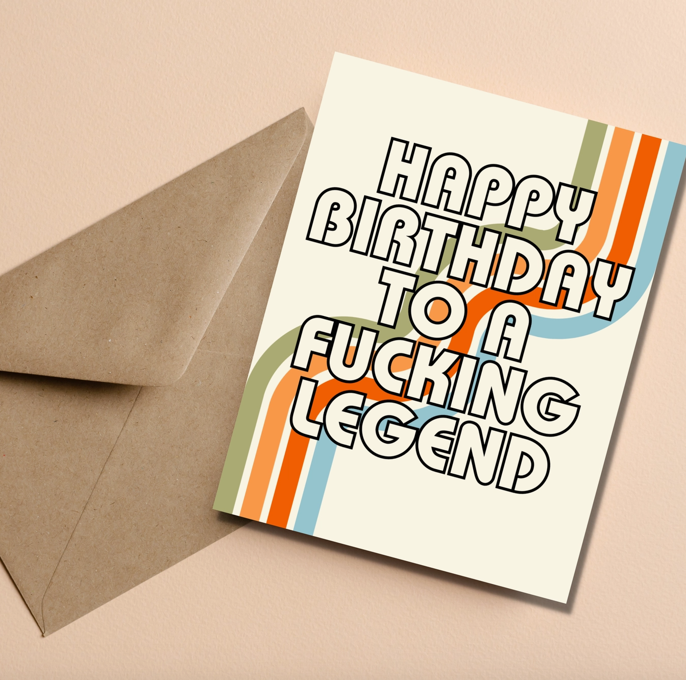 Happy Birthday Legend Greeting Card