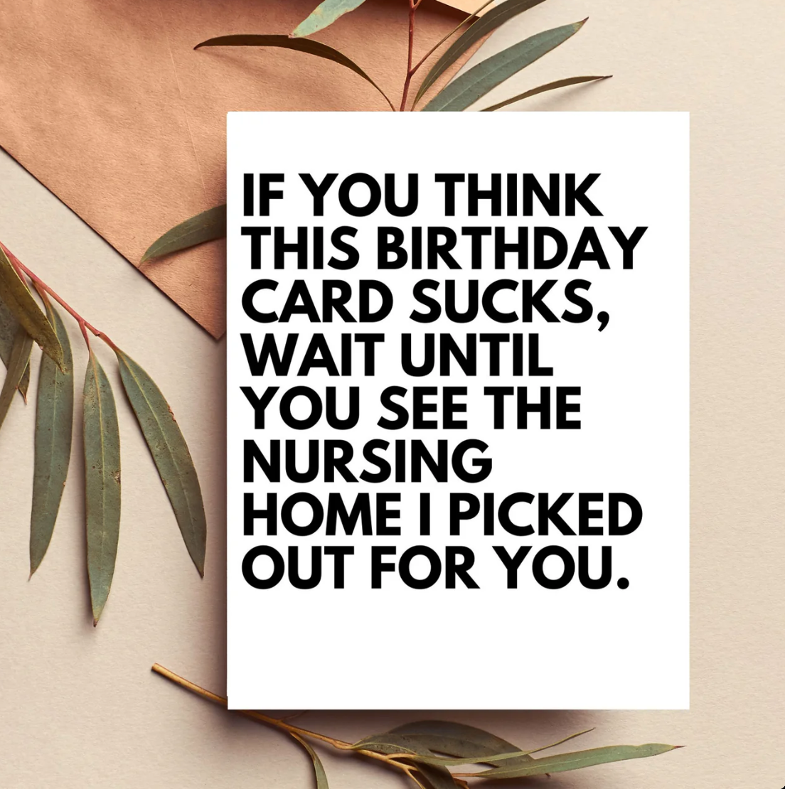 Nursing Home Birthday Greeting Card