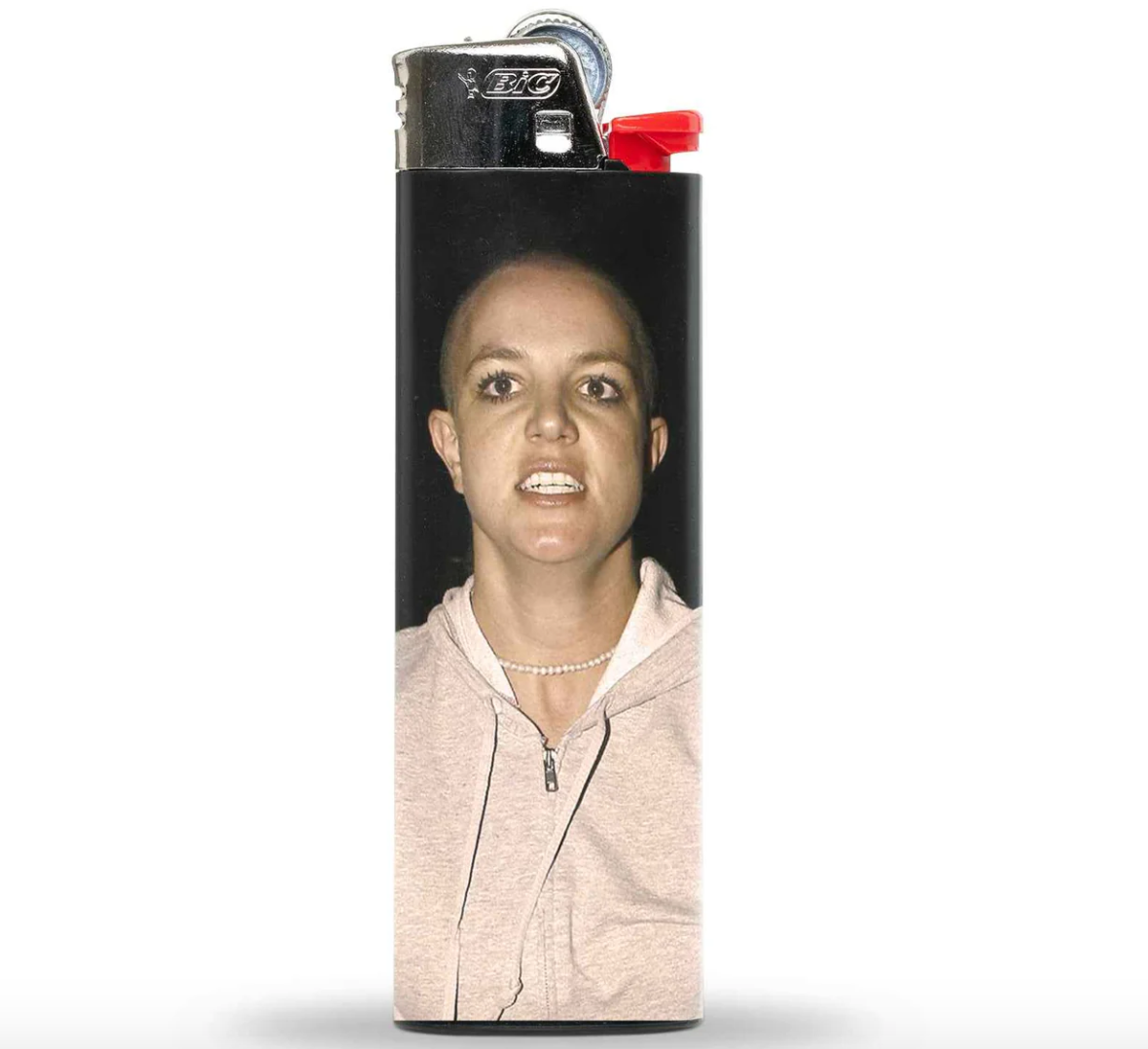 Shaved Head Britney Lighter