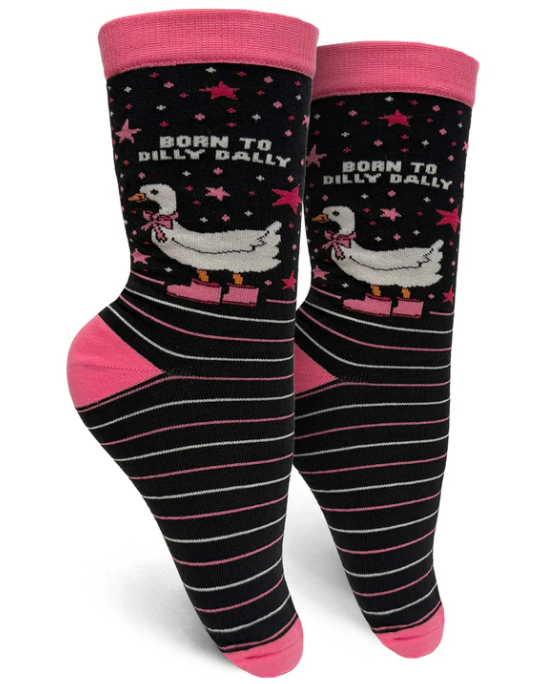 Born To Dilly Dally Women’s Crew Socks