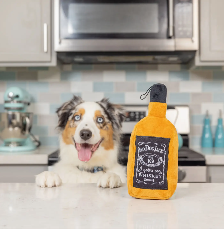 Bad Dog Jacks Whiskey Large Dog Toy