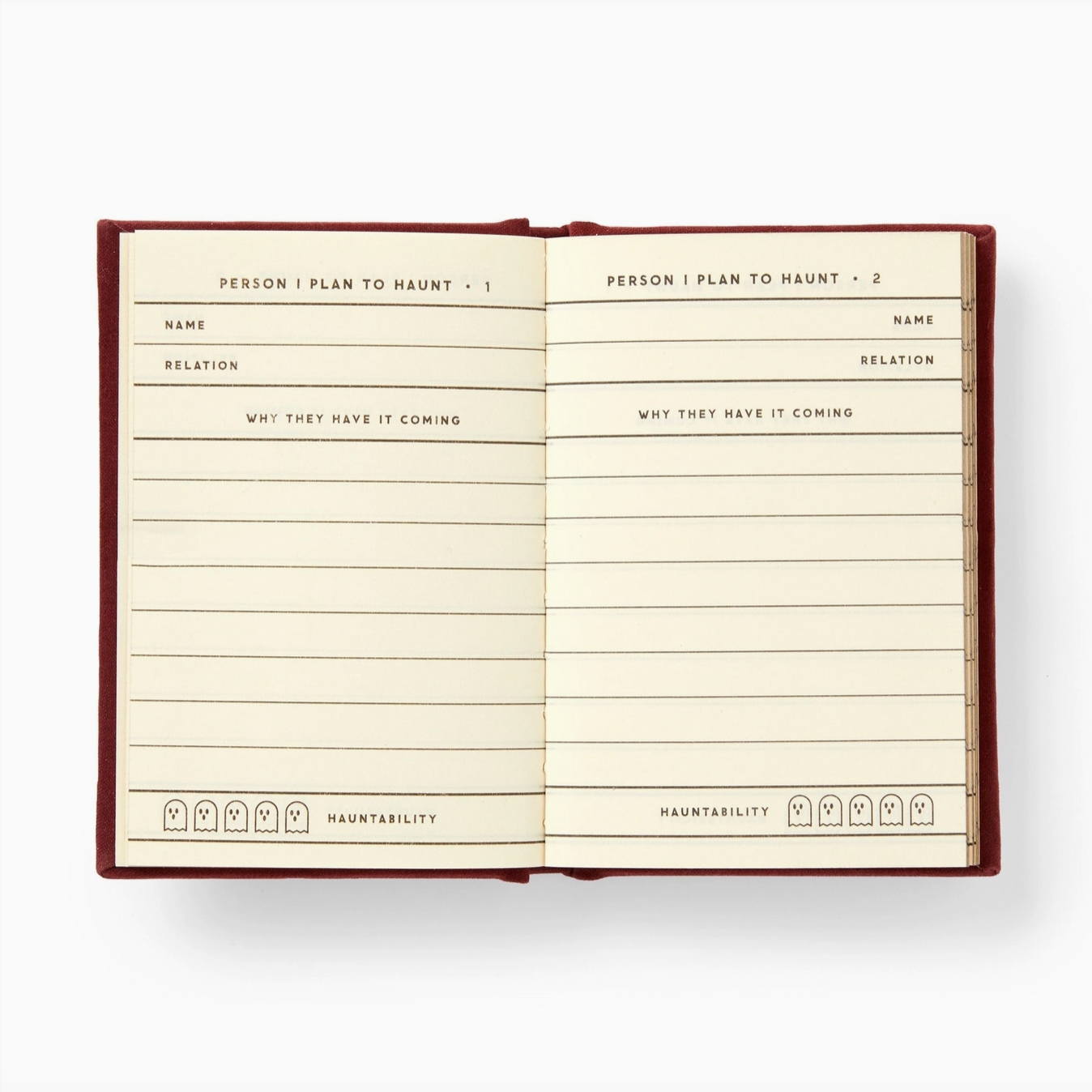 People I Plan To Haunt Tiny Diary