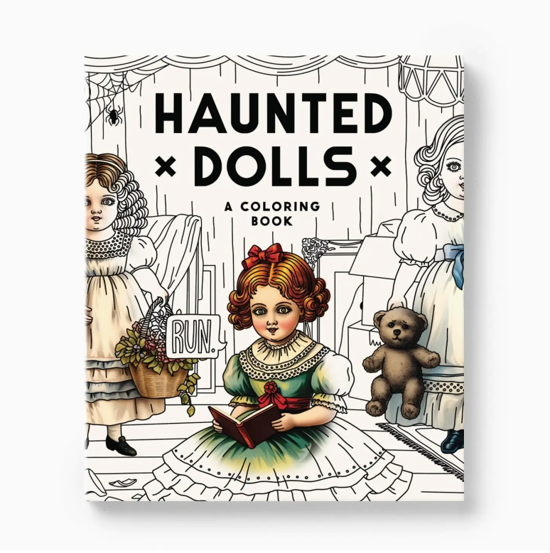 Haunted Dolls Coloring Book