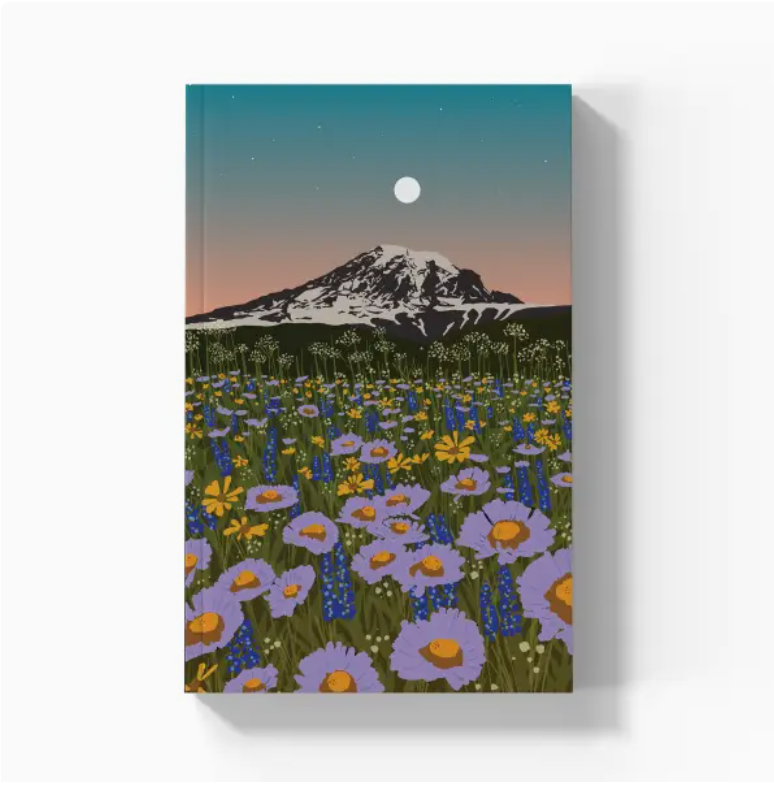 Mountain Flowers Layflat Notebook