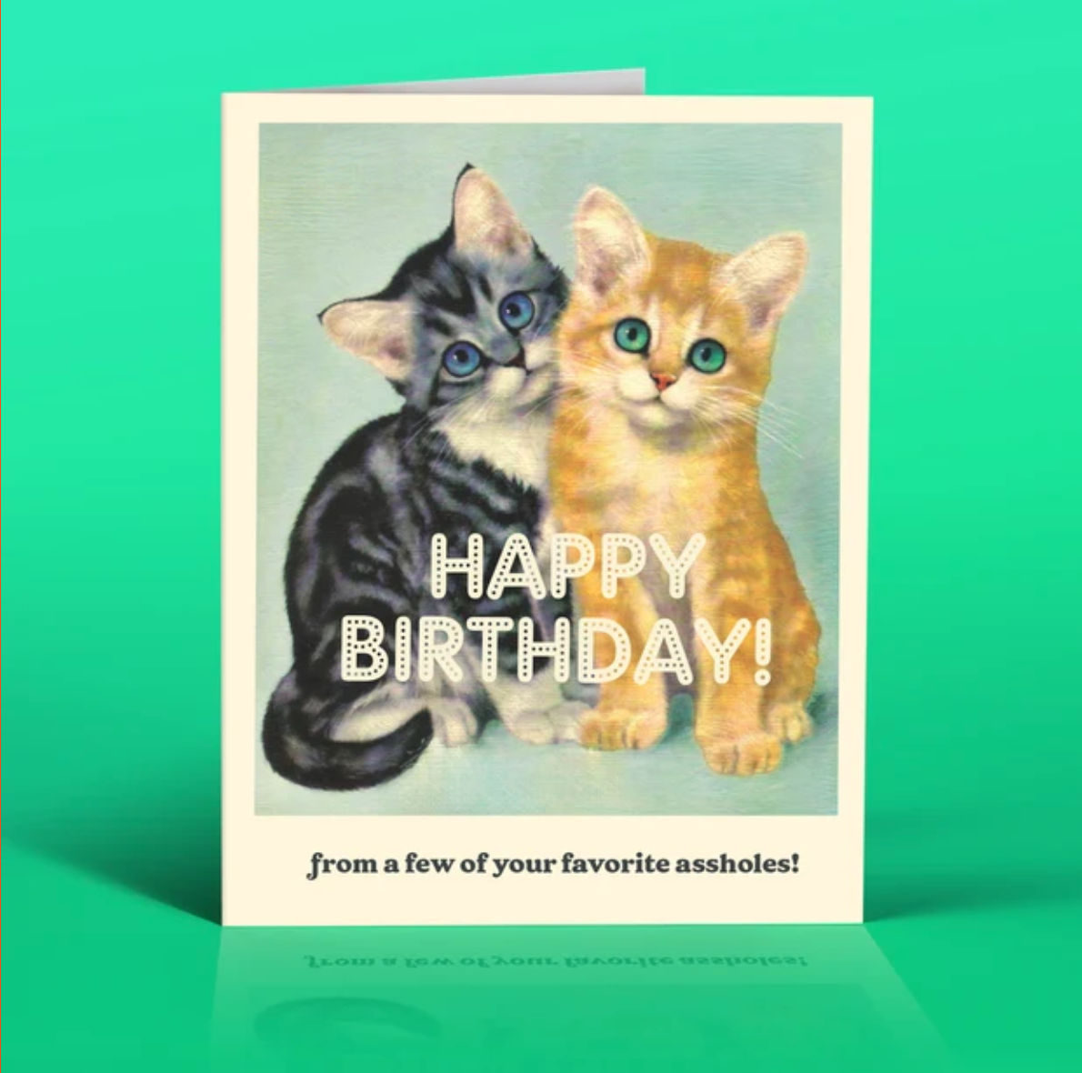 Happy Birthday From a Few of Your Favorite Assholes Greeting Card