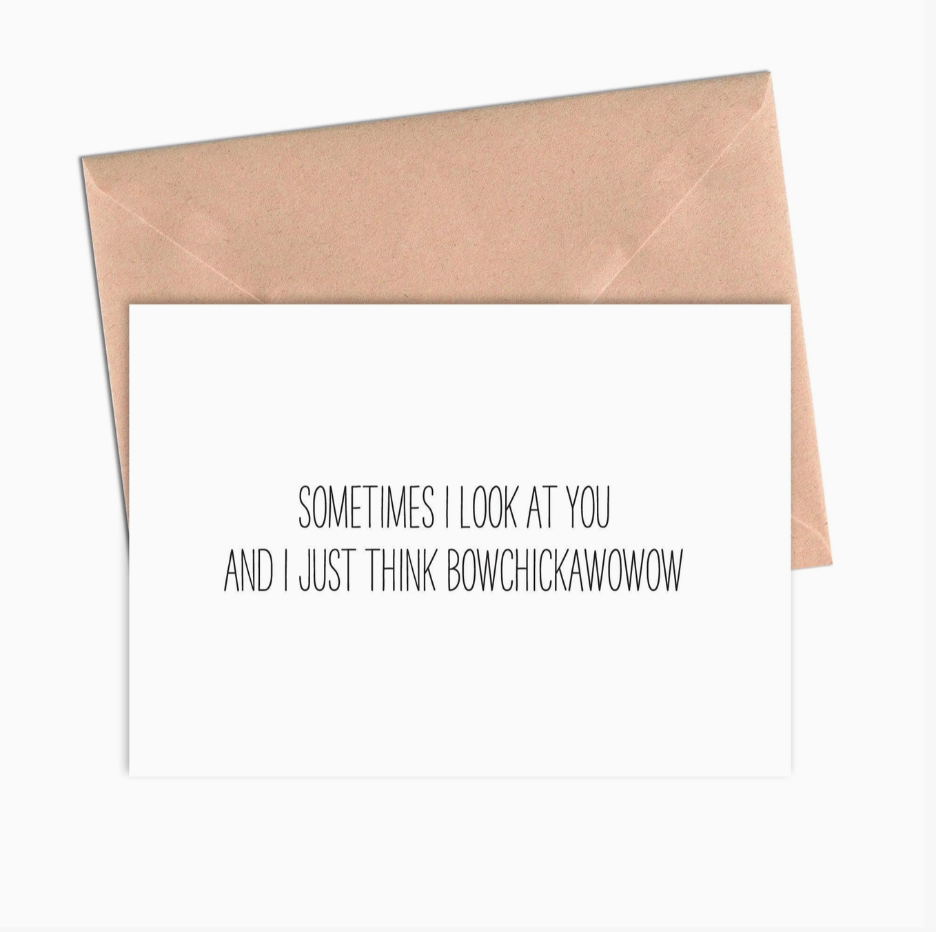Bowchikawowow Greeting Card