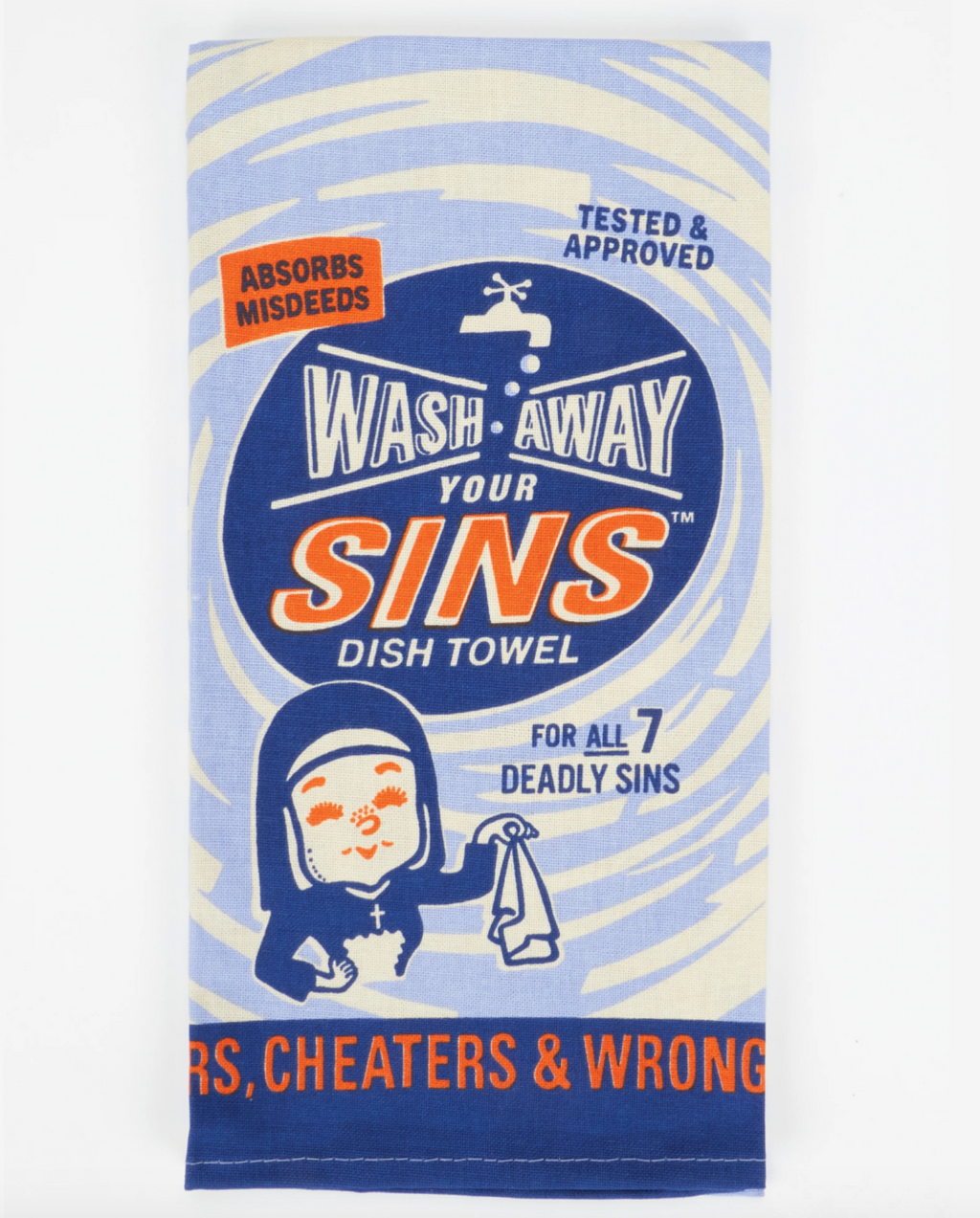 Wash Away Your Sins Dish Towel