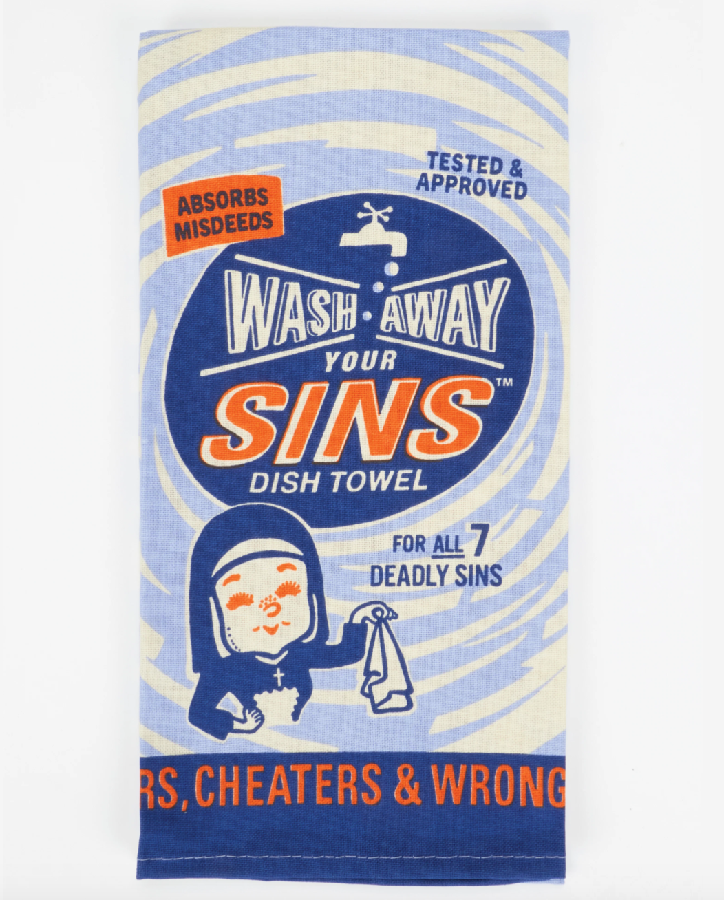 Wash Away Your Sins Dish Towel