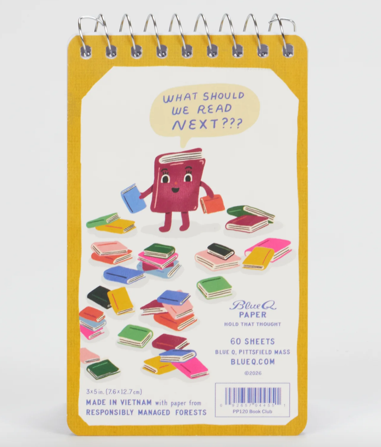 Book Club 3x5 Spiral Notebook