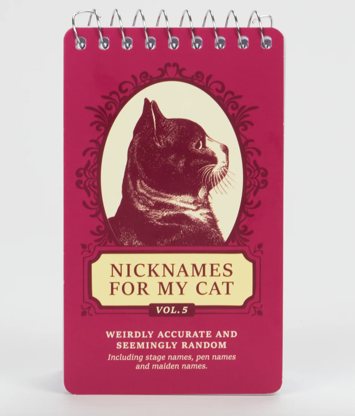 Nicknames For My Cat Vol. 5 3x5 Spiral Notebook