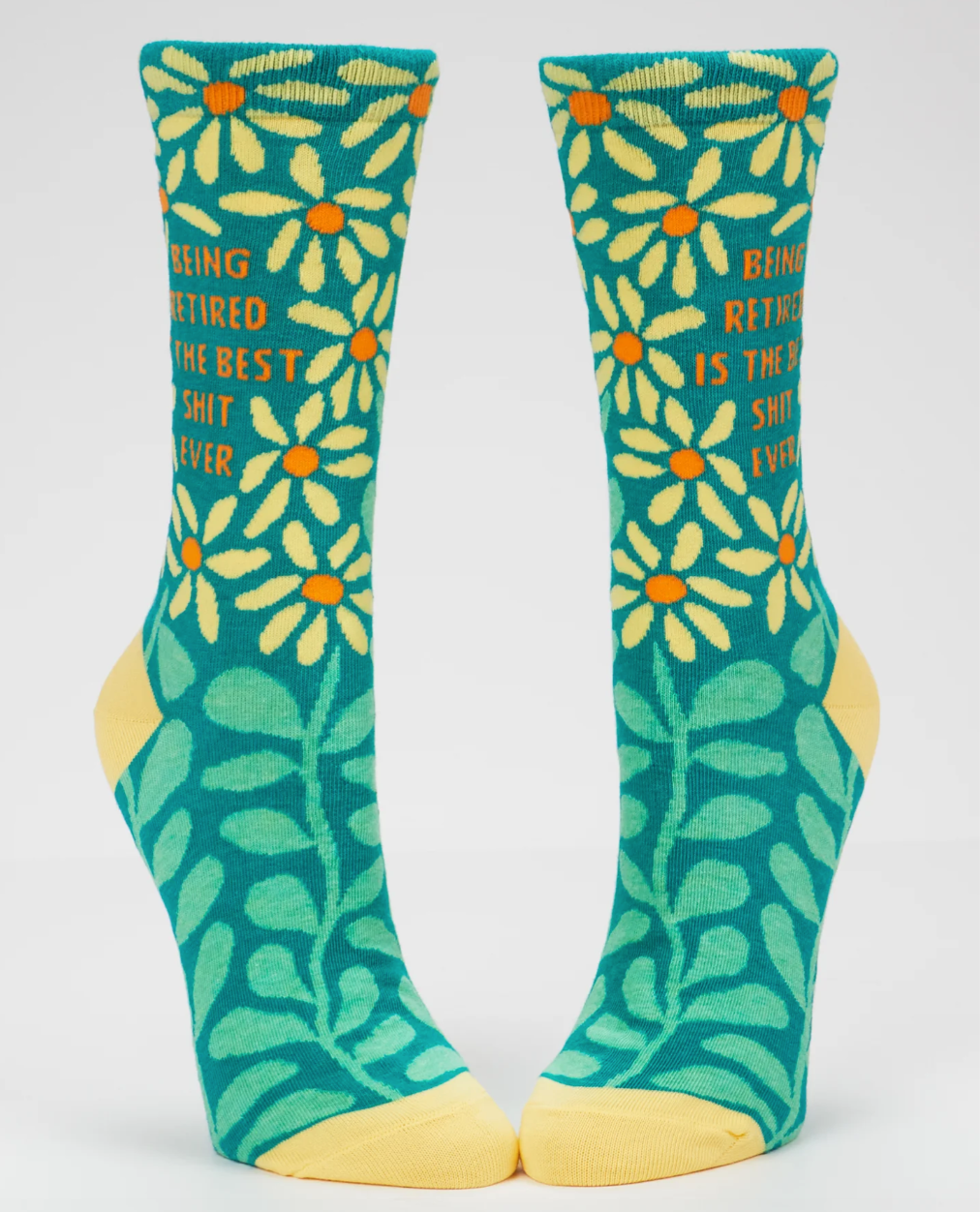 Being Retired Is The Best Shit Ever Women's Crew Socks