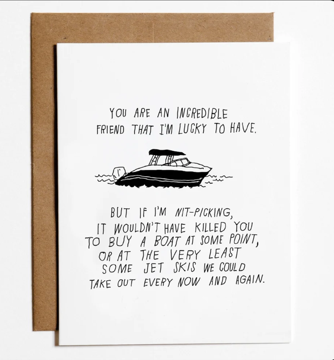 Boat Friend Greeting Card