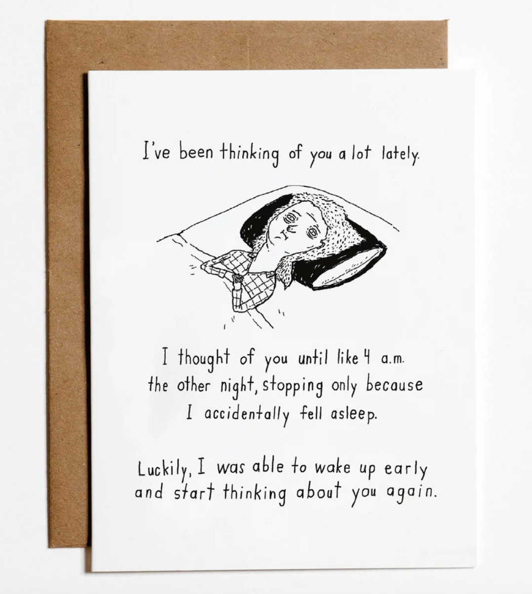 4 AM Greeting Card