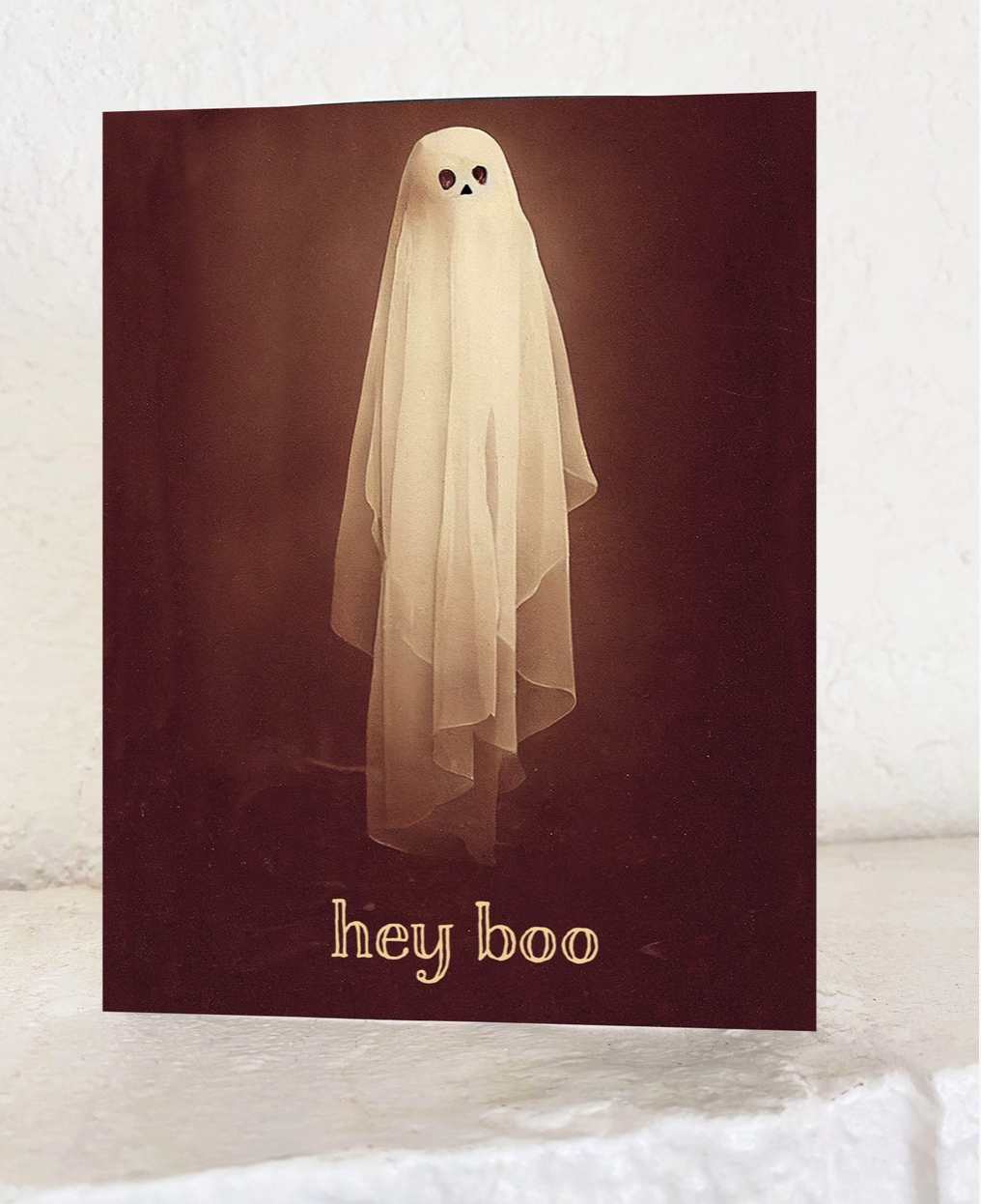 Hey Boo Greeting Card