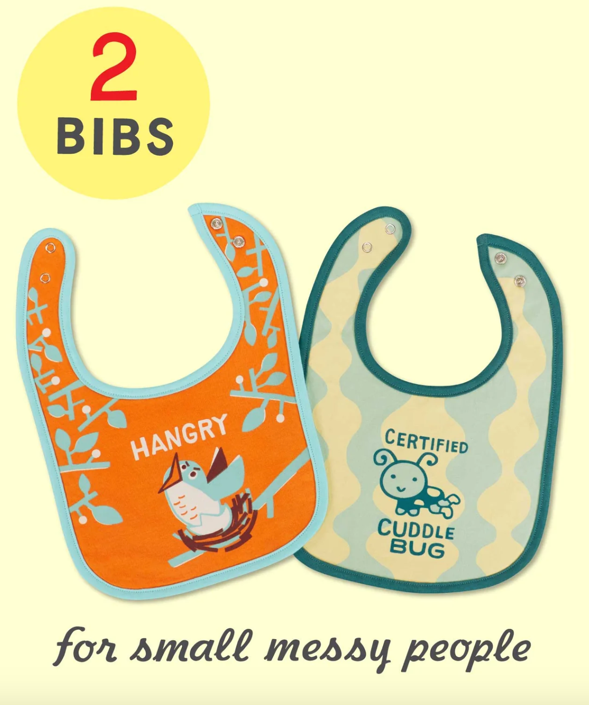 Hangry/Cuddle Bug Baby Bibs