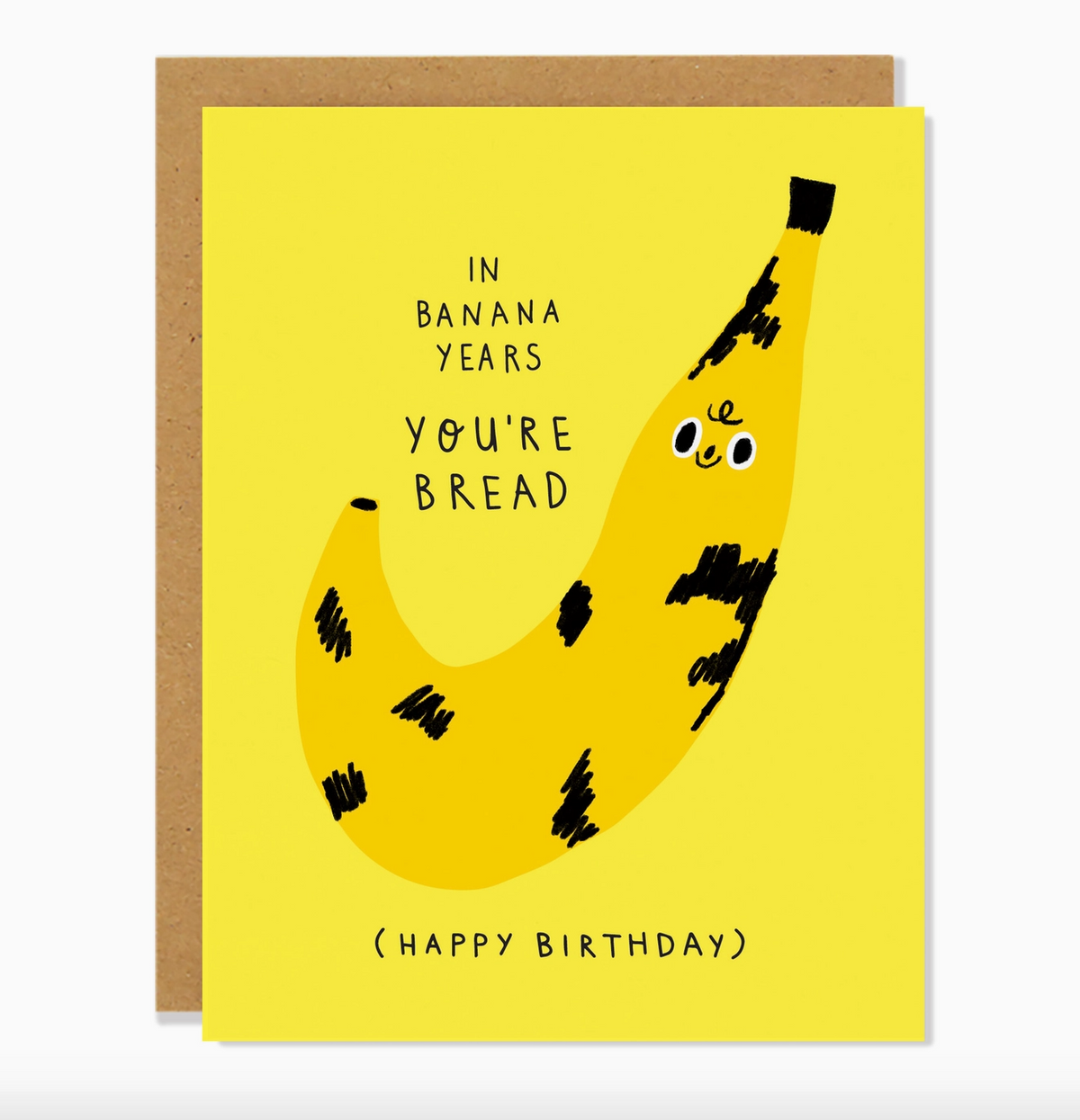 Banana Bread Greeting Card