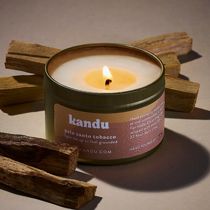 Kandu Palo Santo Tobacco Candle