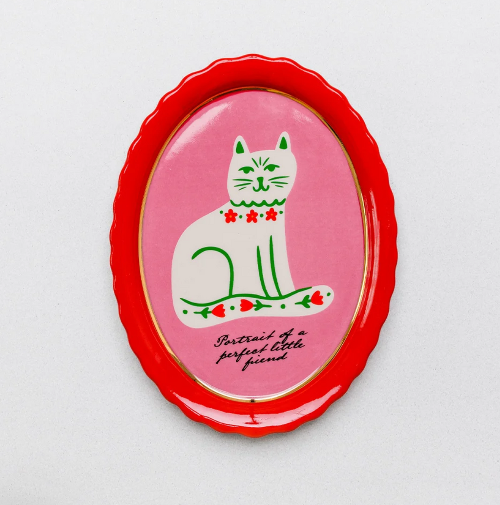 Cat Portrait Trinket Tray