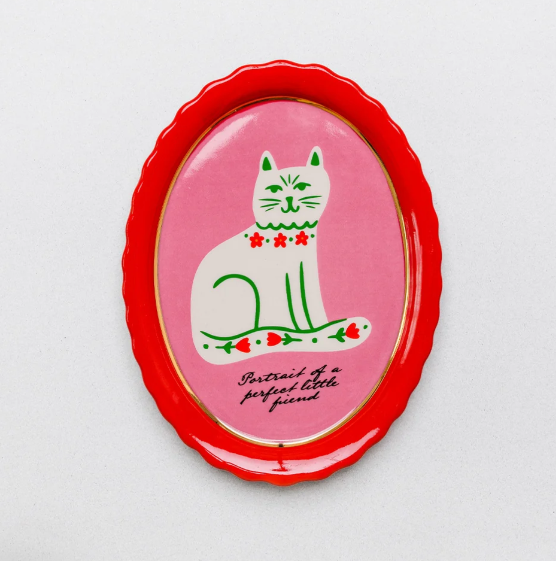 Cat Portrait Trinket Tray