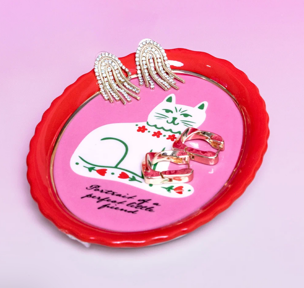 Cat Portrait Trinket Tray