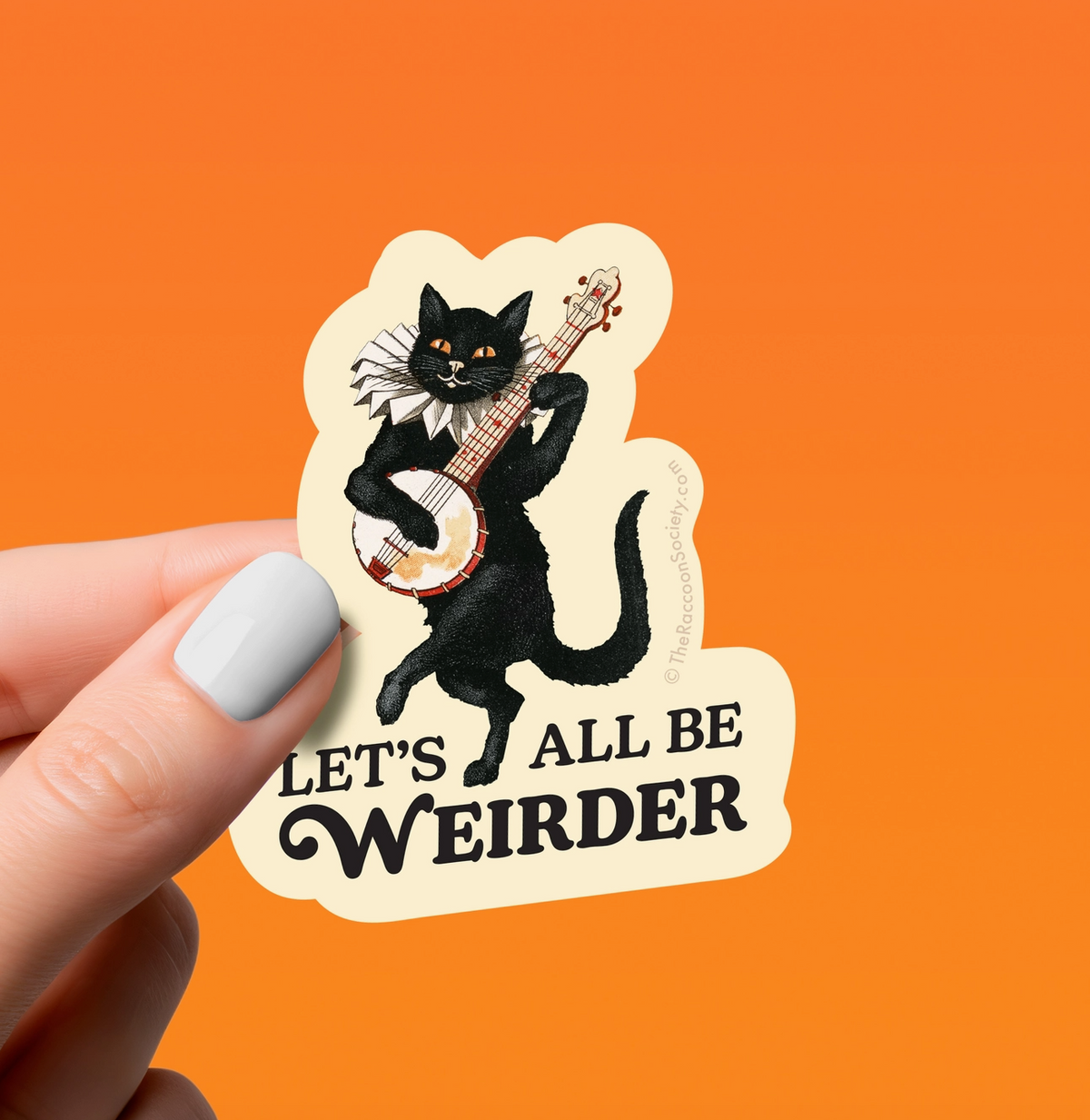 Let’s All Be Weirder Sticker