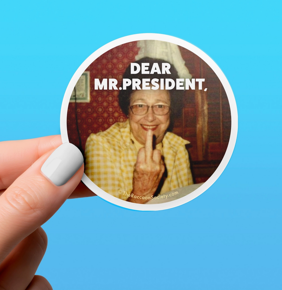 Dear Mr. President Sticker