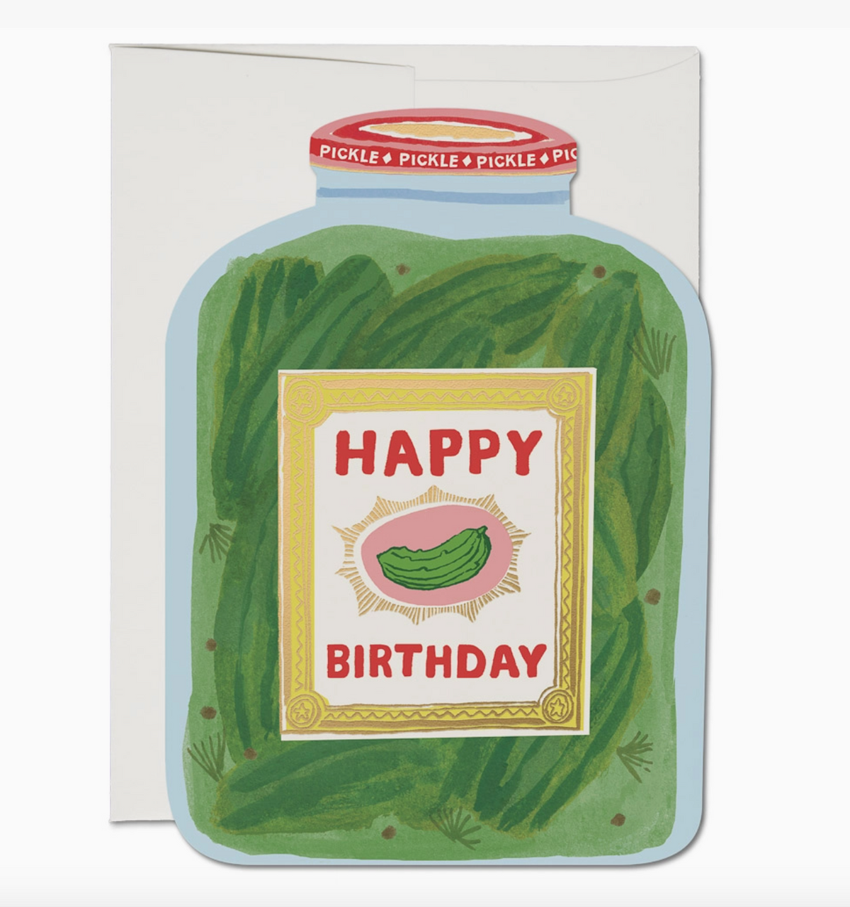 Pickle Birthday Greeting Card