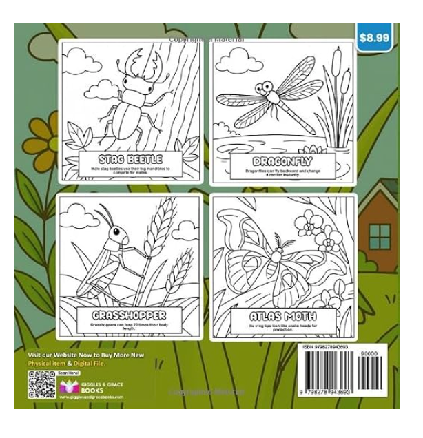 Bug World Coloring Book
