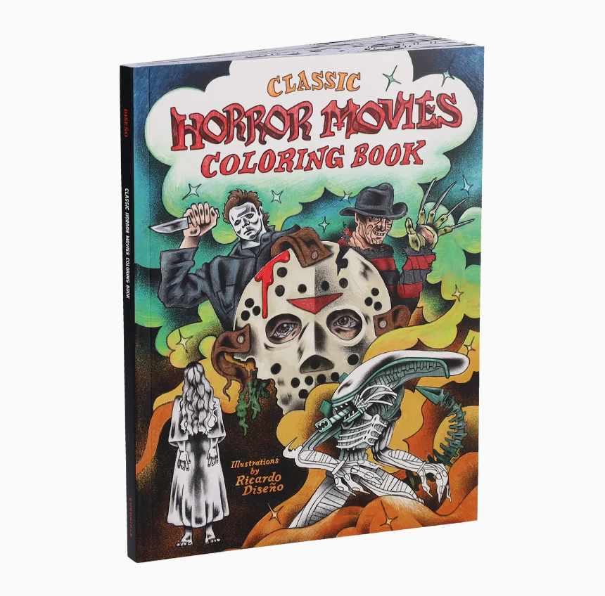 Classic Horror Movies Coloring Book