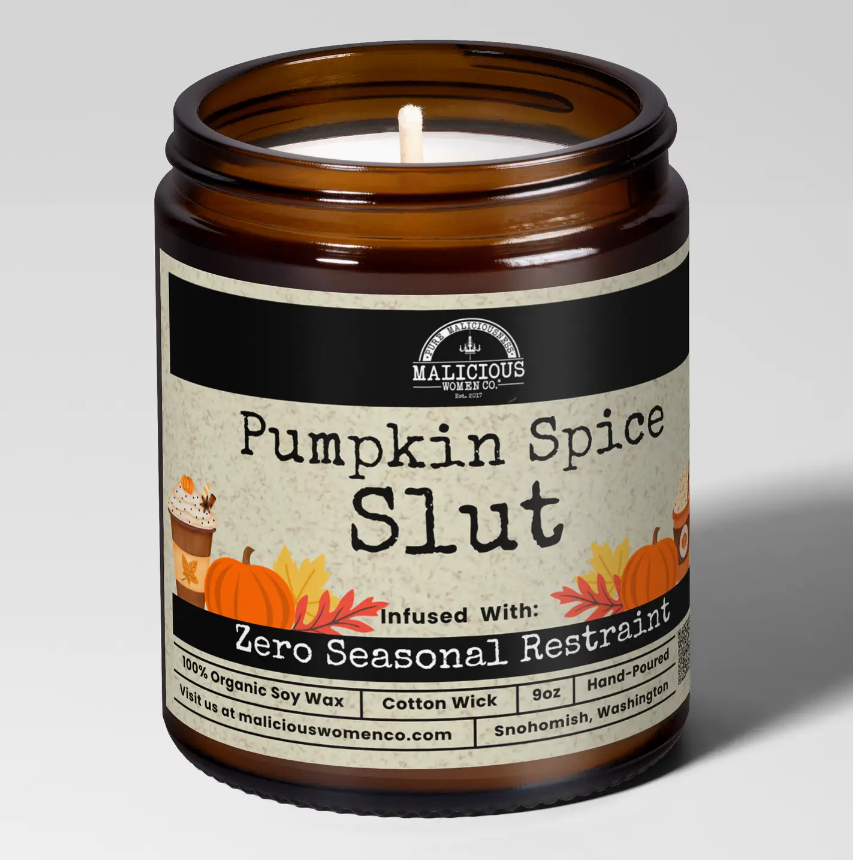 Pumpkin Spice Slut Candle