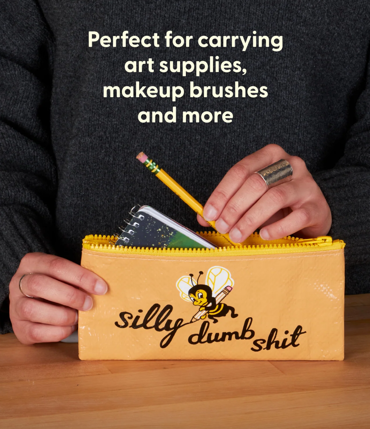 Silly Dumb Shit Pencil Case