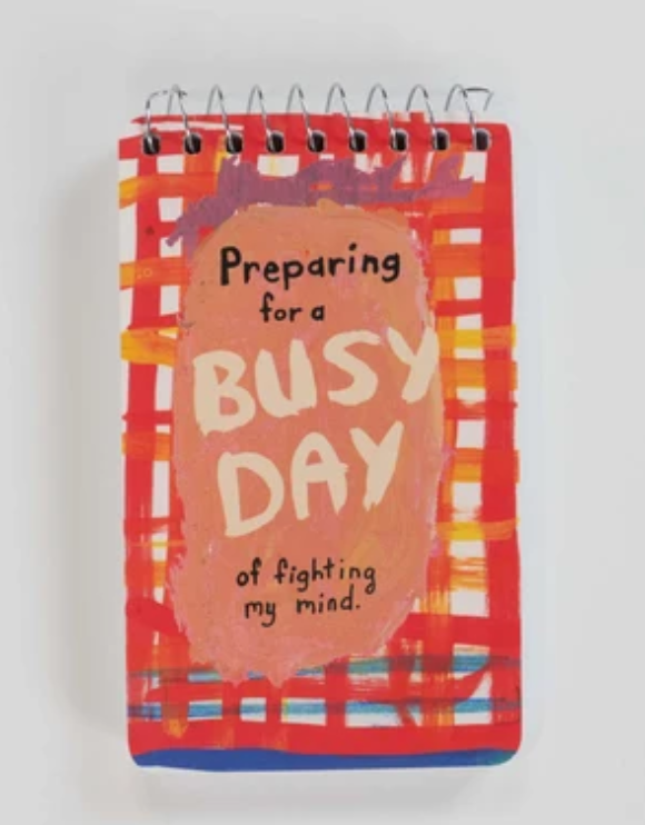 Busy Day 3x5 Spiral Notebook